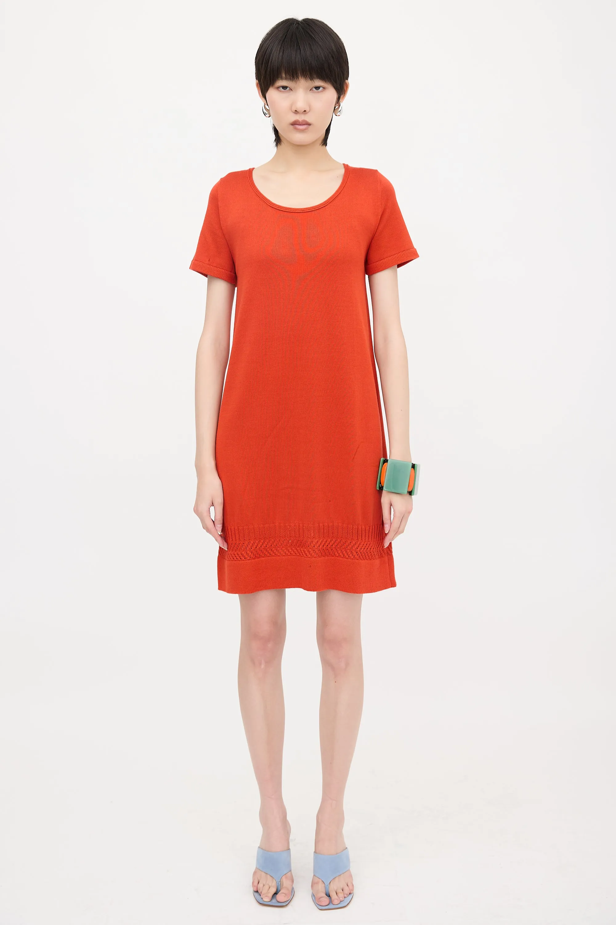 Silk Knit T-Shirt Dress sold by VSP Consignment product image thumbnail 2
