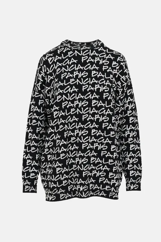 Knit Logo Sweater made by Balenciaga