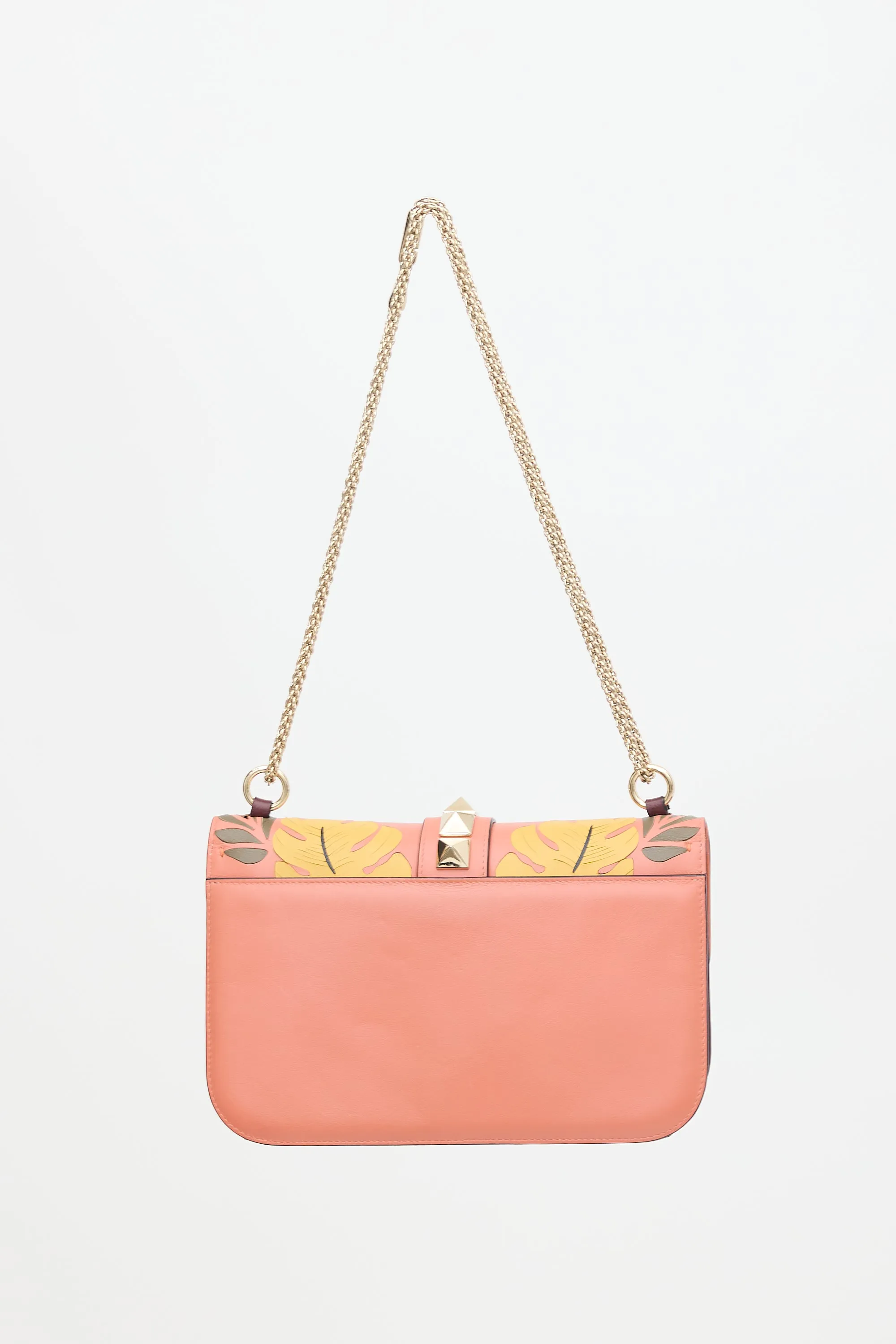 Leather Floral Rockstud Bag sold by VSP Consignment product image thumbnail 2