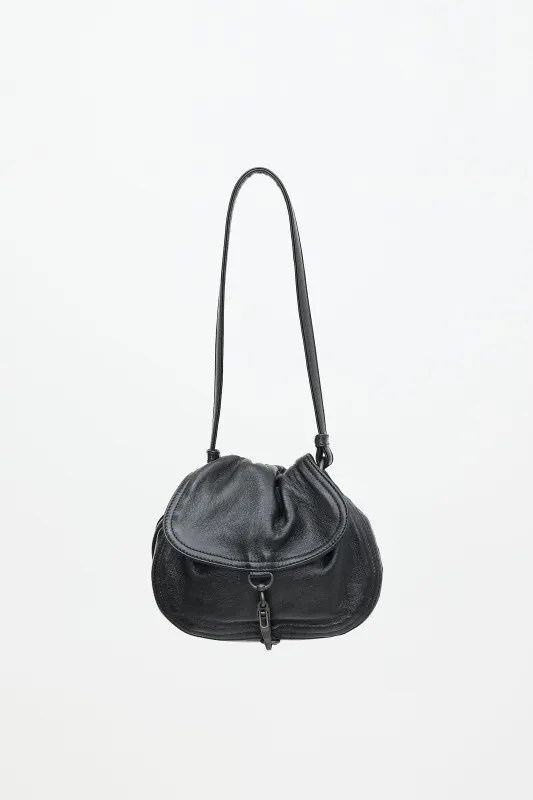 Leather Flap Shoulder Bag made by Bottega Veneta