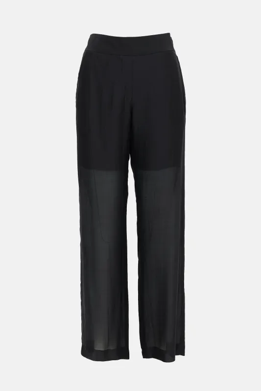 Silk Wide Leg Pant made by Brunello Cucinelli