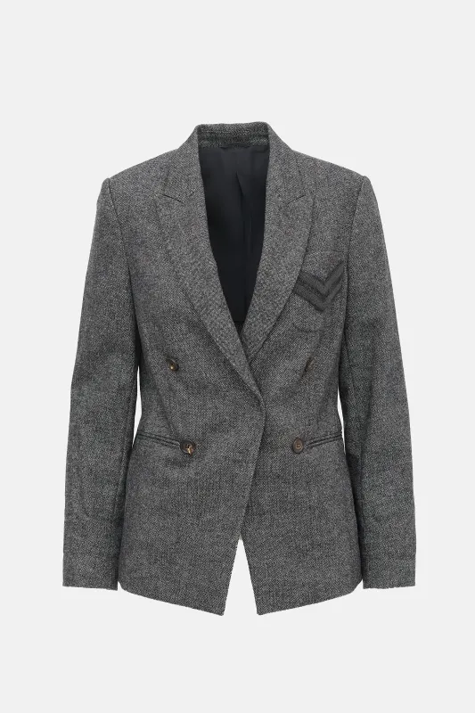 Donegal Wool & Cashmere Blazer made by Brunello Cucinelli