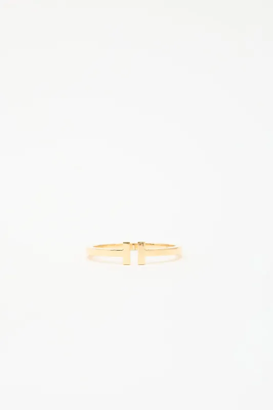 18k Gold T Square Bracelet made by Tiffany & Co.