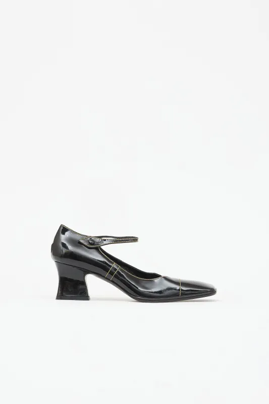 FW 2001 Leather Mary Jane Pump made by Prada