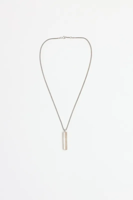 2001 Sterling Silver 1837 Bar Necklace made by Tiffany & Co.