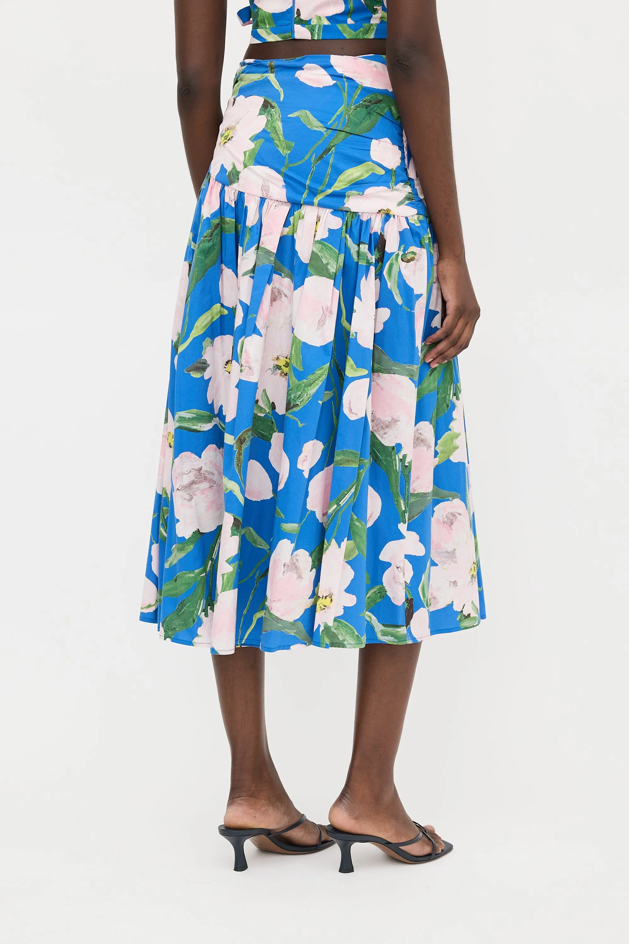 Ruched Floral Skirt sold by VSP Consignment product image thumbnail 4