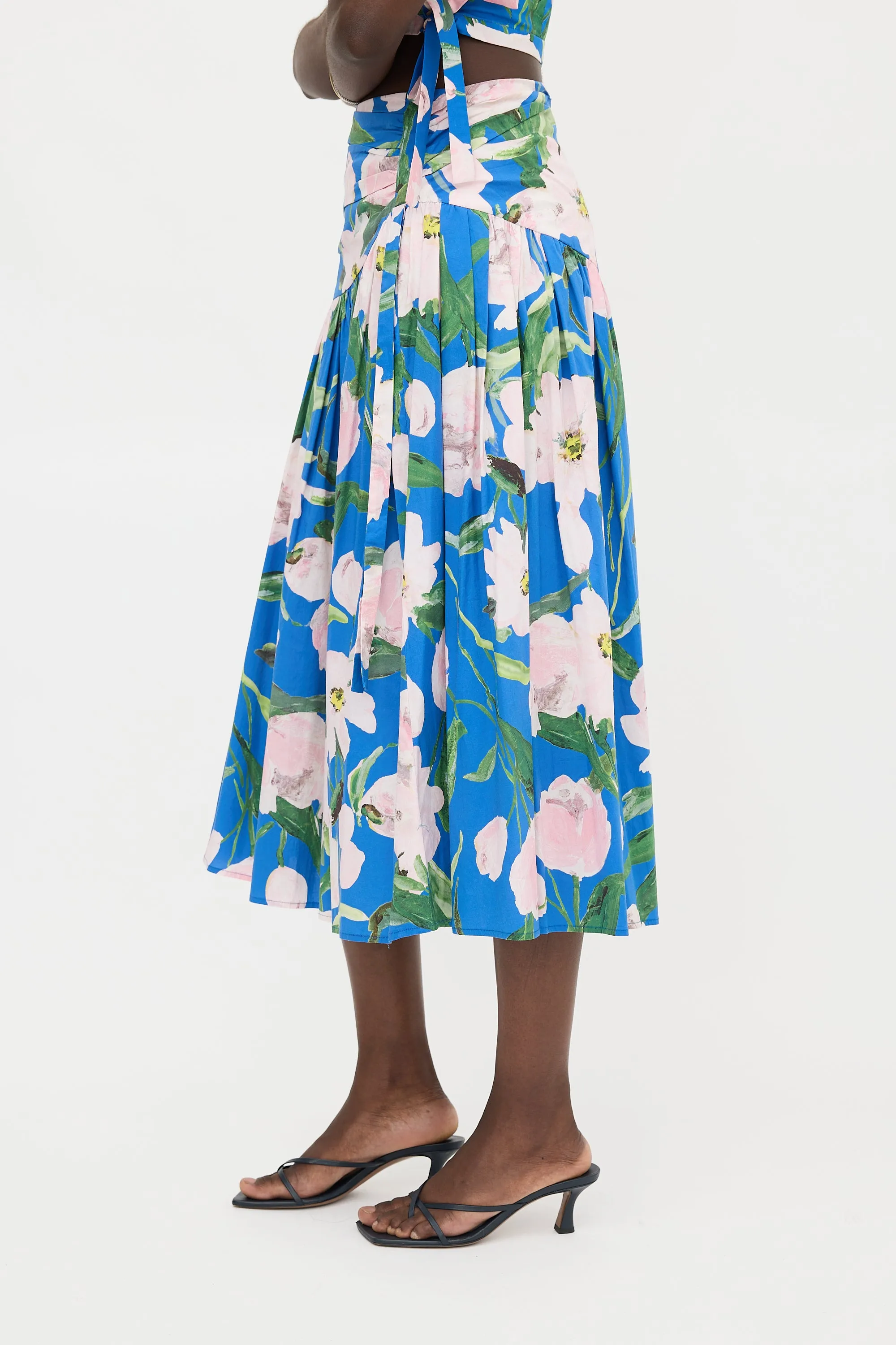 Ruched Floral Skirt sold by VSP Consignment product image thumbnail 3