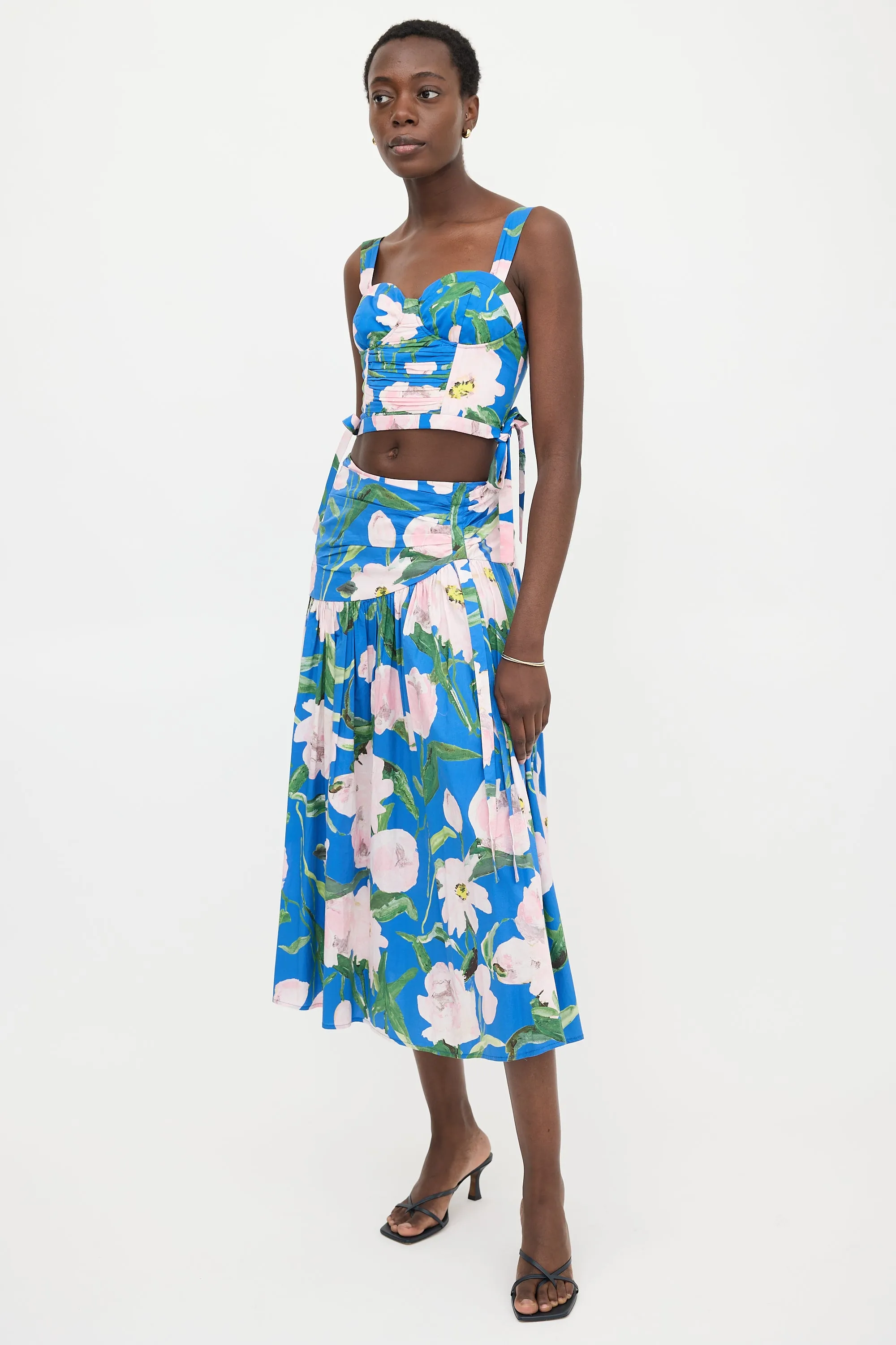 Ruched Floral Skirt sold by VSP Consignment product image thumbnail 2