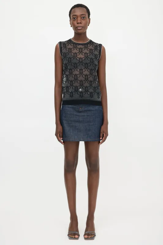 Jacquard Knit Top made by Emilio Pucci