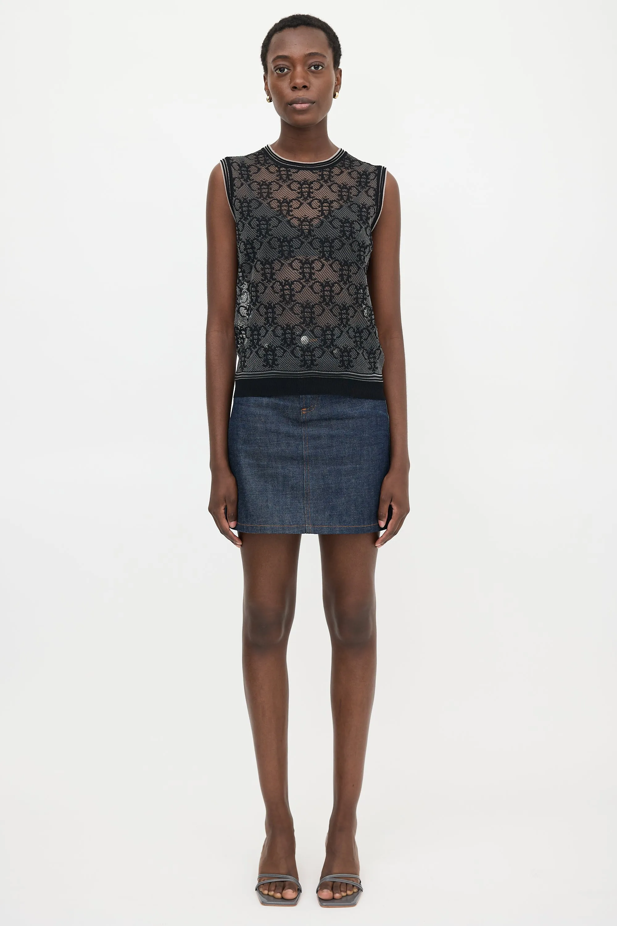 Jacquard Knit Top sold by VSP Consignment
