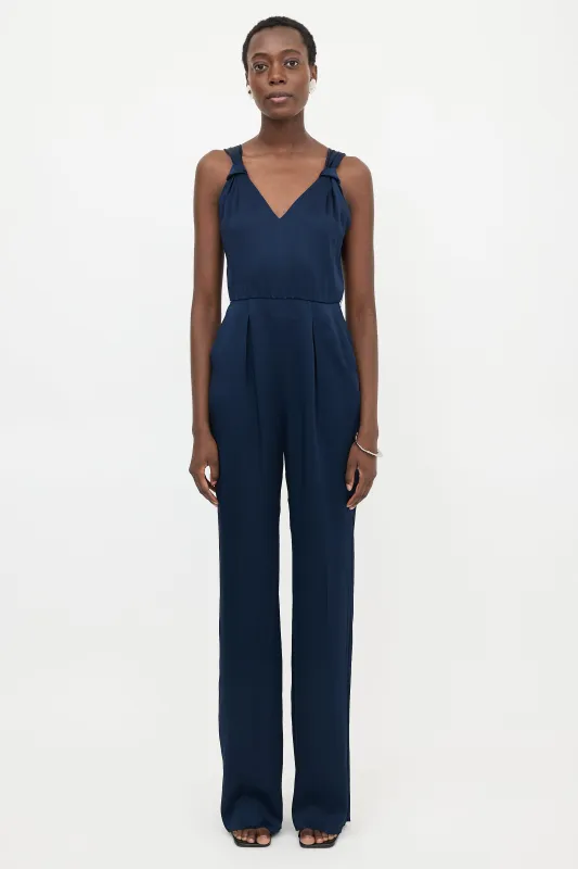 Studio Satin Sleeveless Jumpsuit made by MaxMara