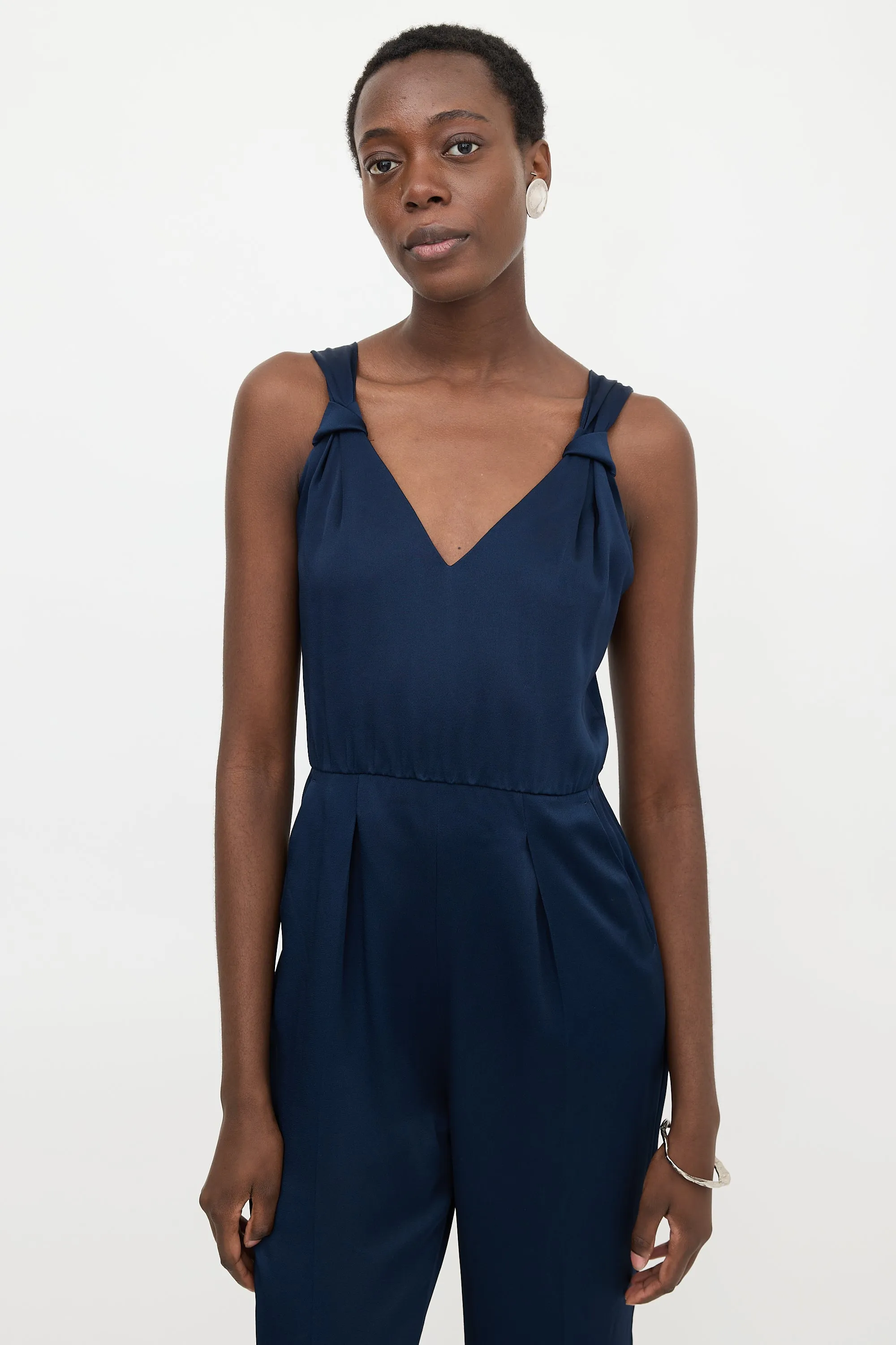 Studio Satin Sleeveless Jumpsuit sold by VSP Consignment product image thumbnail 2