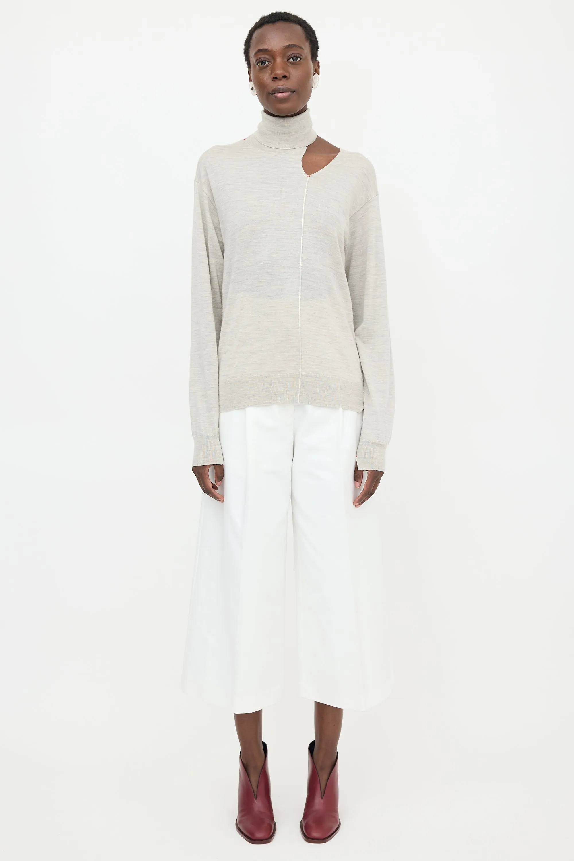 Wool & Silk Cutout Sweater sold by VSP Consignment