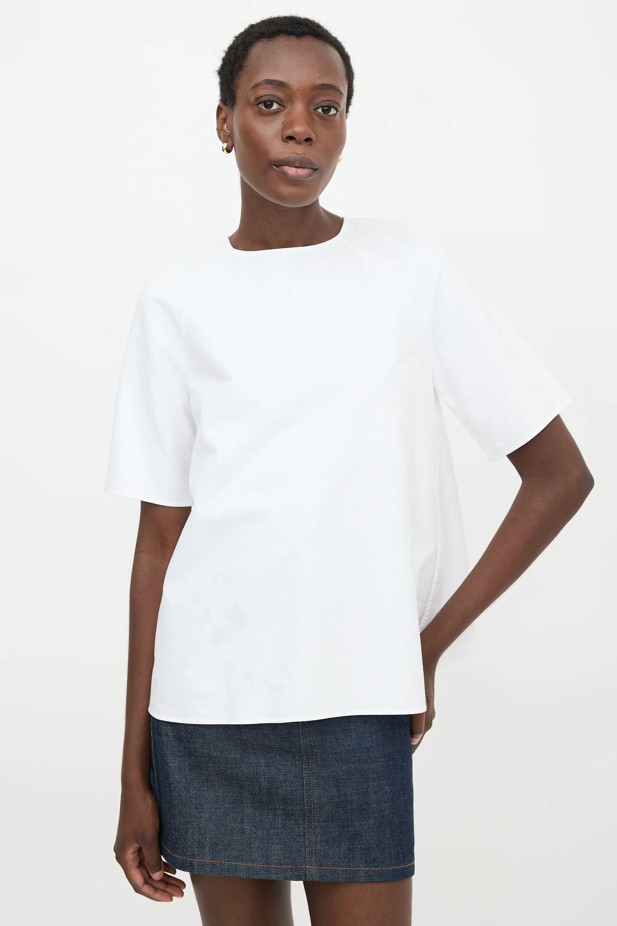 Poplin Checked Blouse sold by VSP Consignment product image thumbnail 2