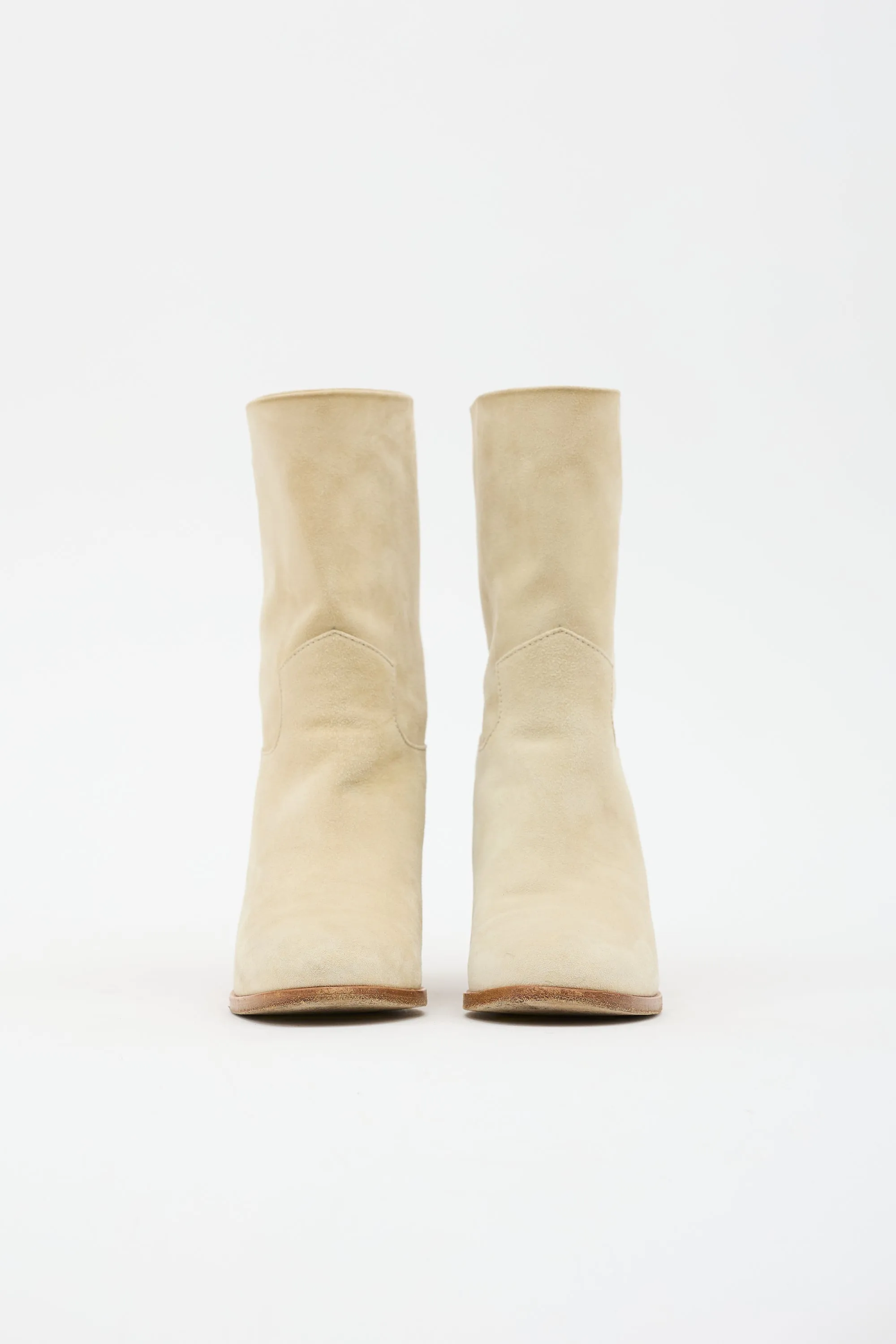 Suede CC Ankle Boot sold by VSP Consignment product image thumbnail 3