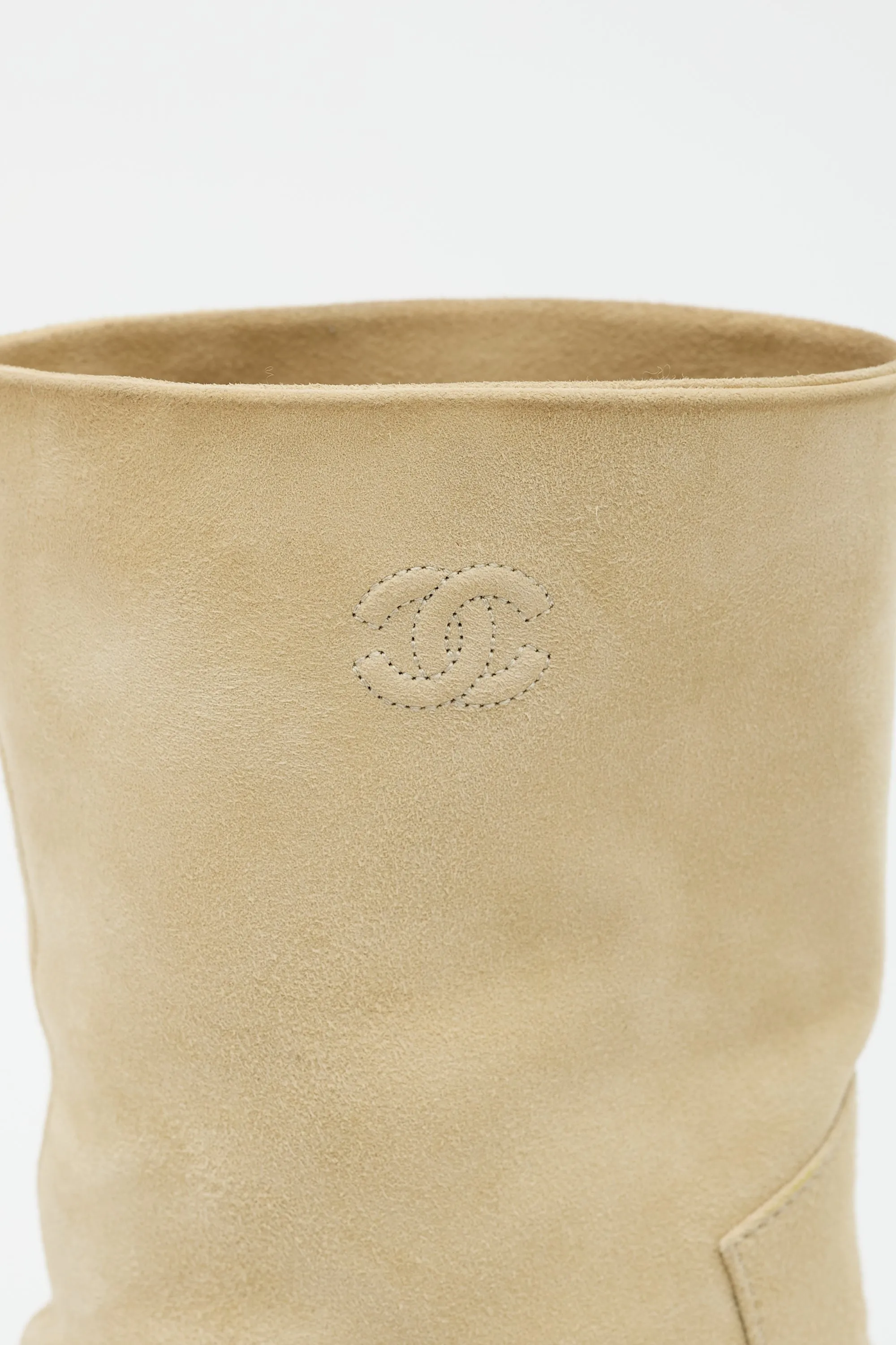 Suede CC Ankle Boot sold by VSP Consignment product image thumbnail 5