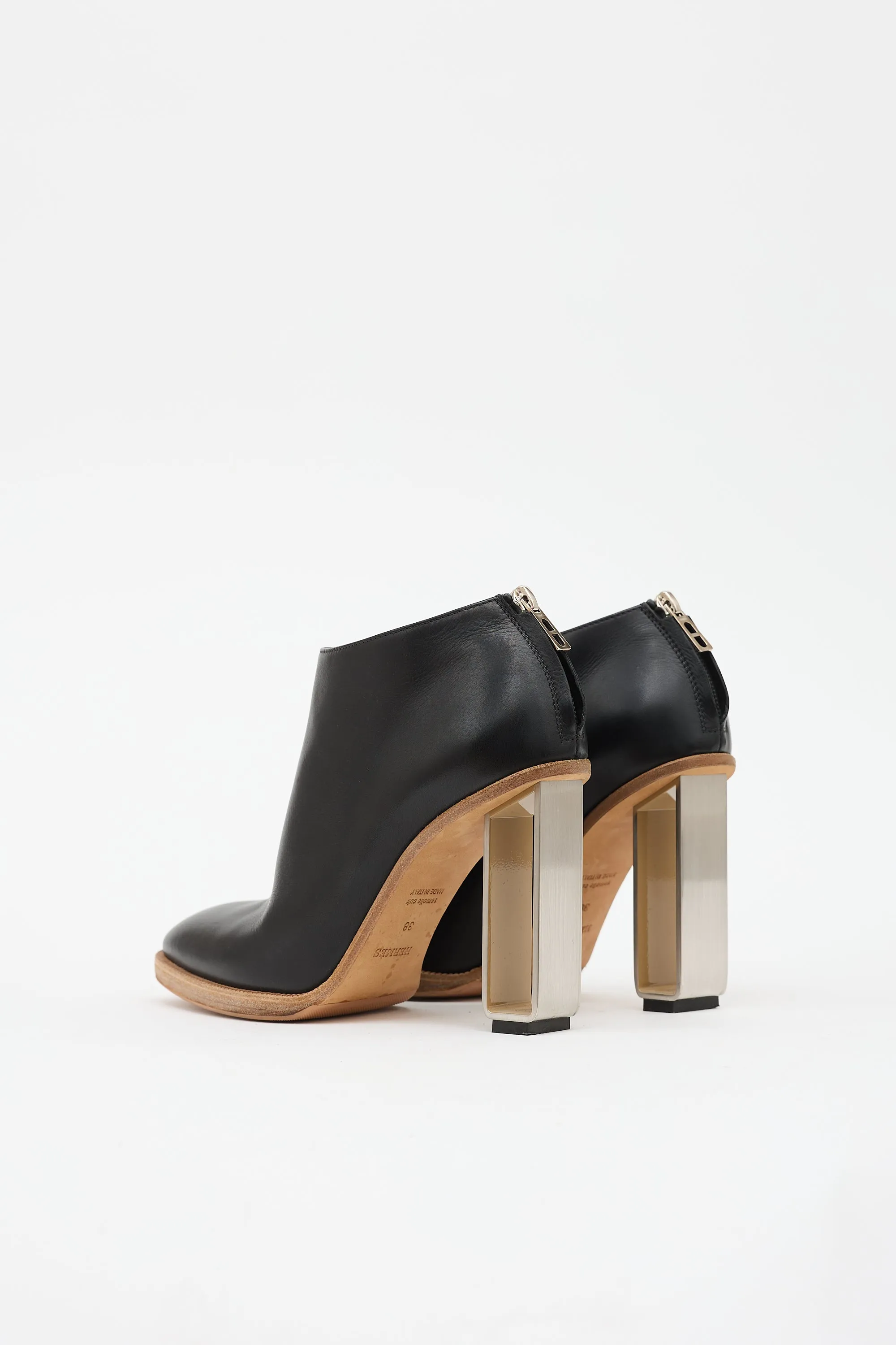 Leather Perforated Ankle Boot sold by VSP Consignment product image thumbnail 4
