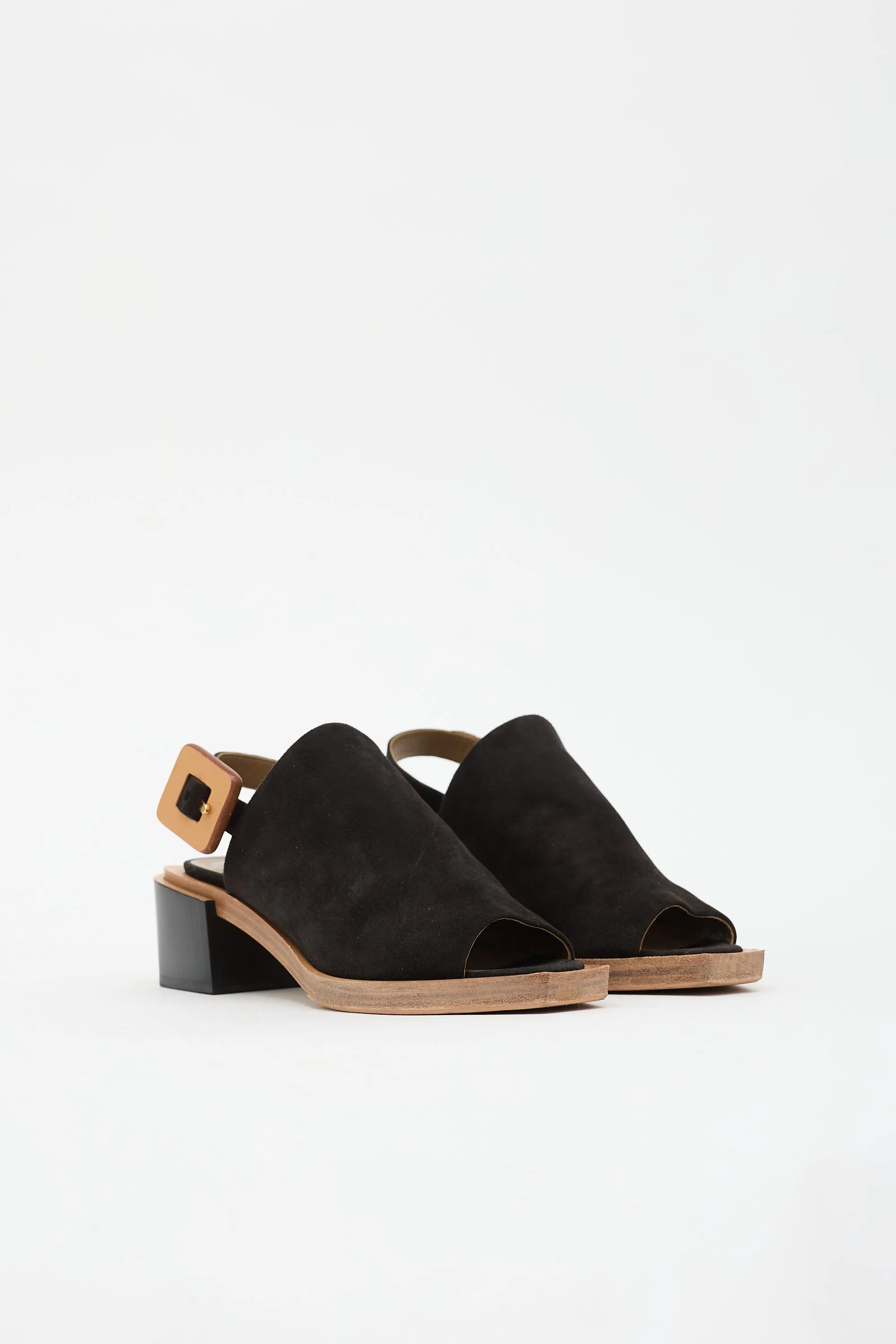 Suede Slingback Heel sold by VSP Consignment product image thumbnail 2
