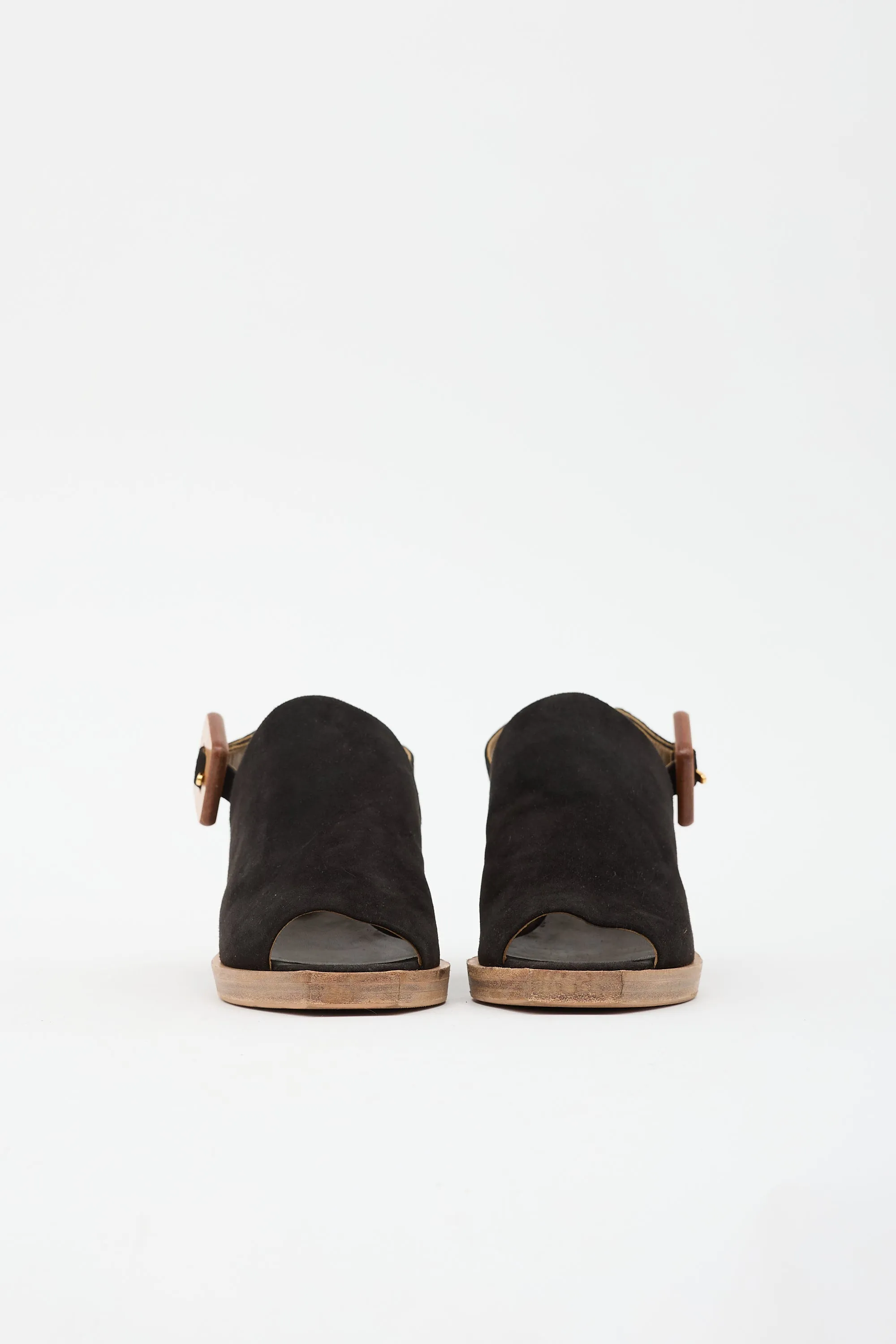 Suede Slingback Heel sold by VSP Consignment product image thumbnail 3