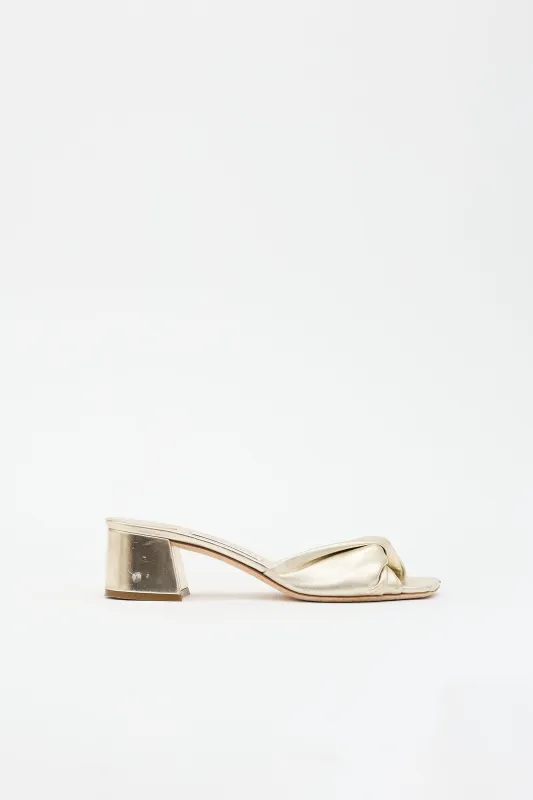 Leather Lyn 45 Sandal made by Jimmy Choo