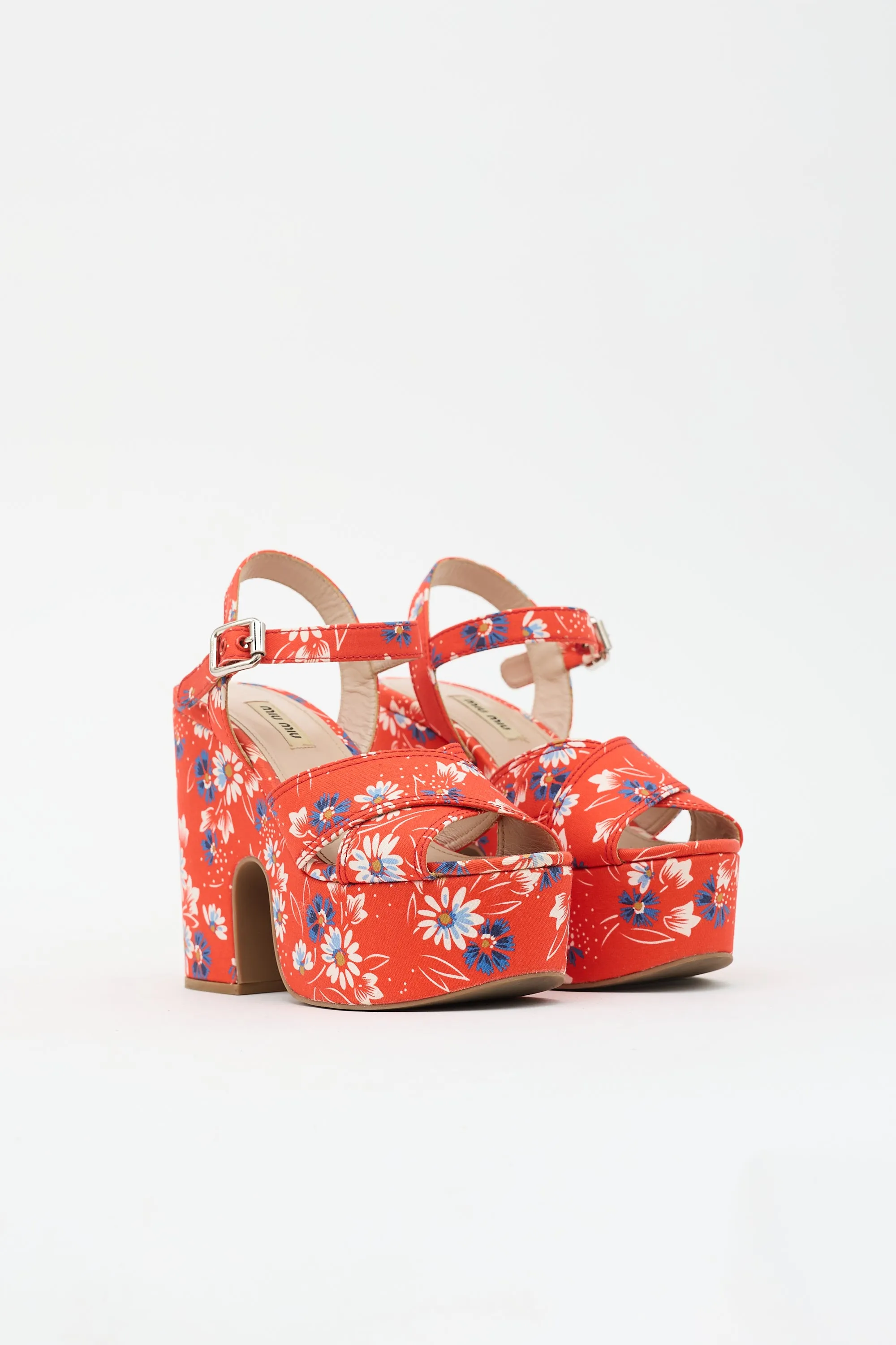 Floral Platform Sandal sold by VSP Consignment product image thumbnail 2