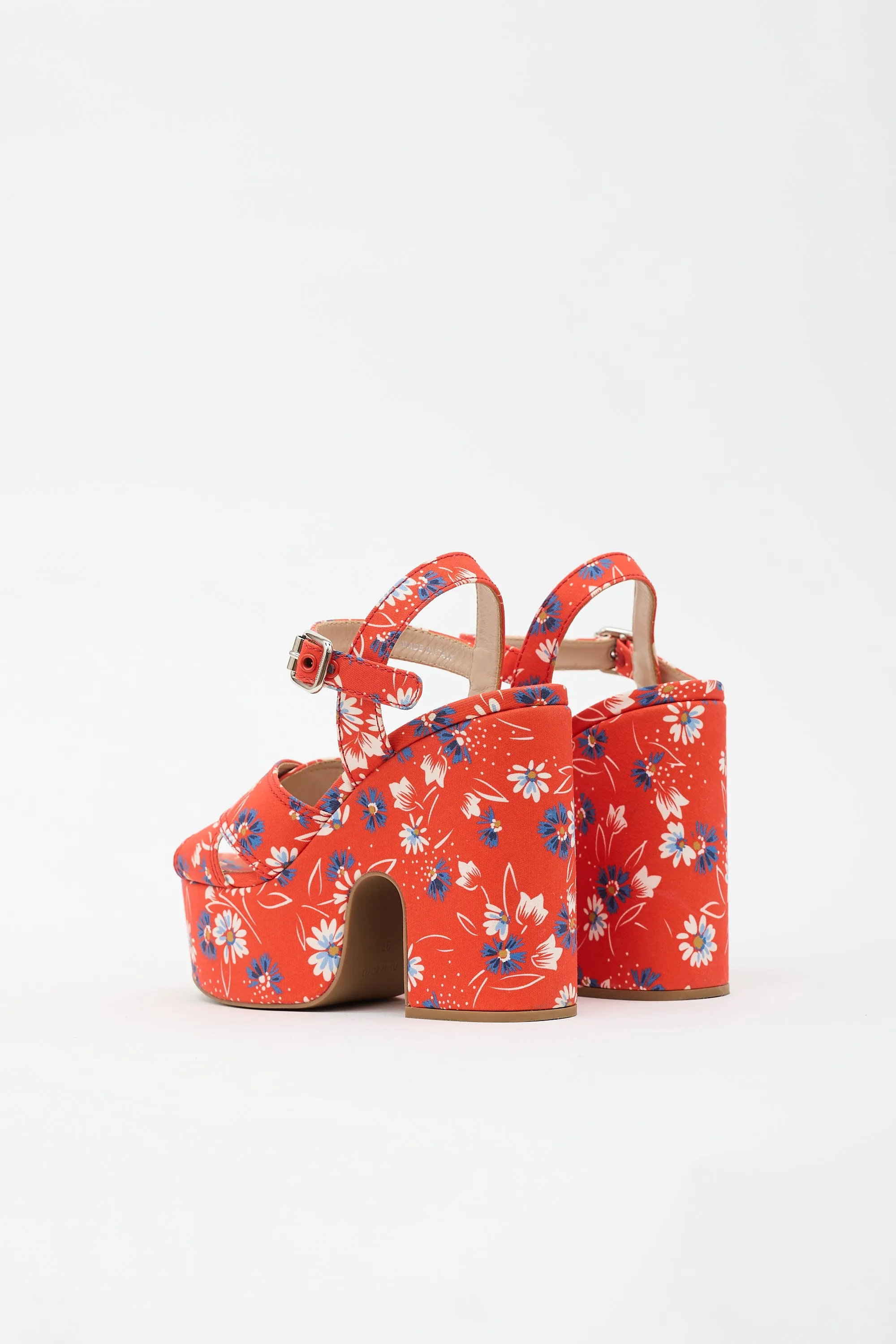 Floral Platform Sandal sold by VSP Consignment product image thumbnail 4