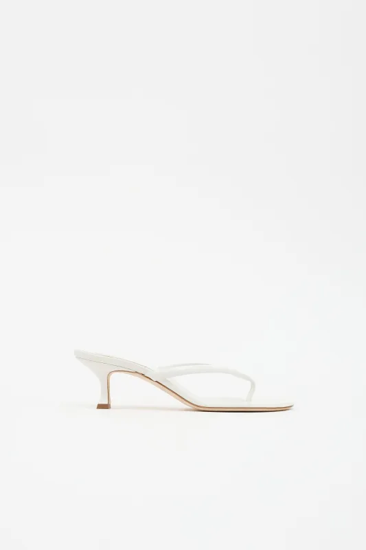 Leather Paterno Sandal made by Manolo Blahnik