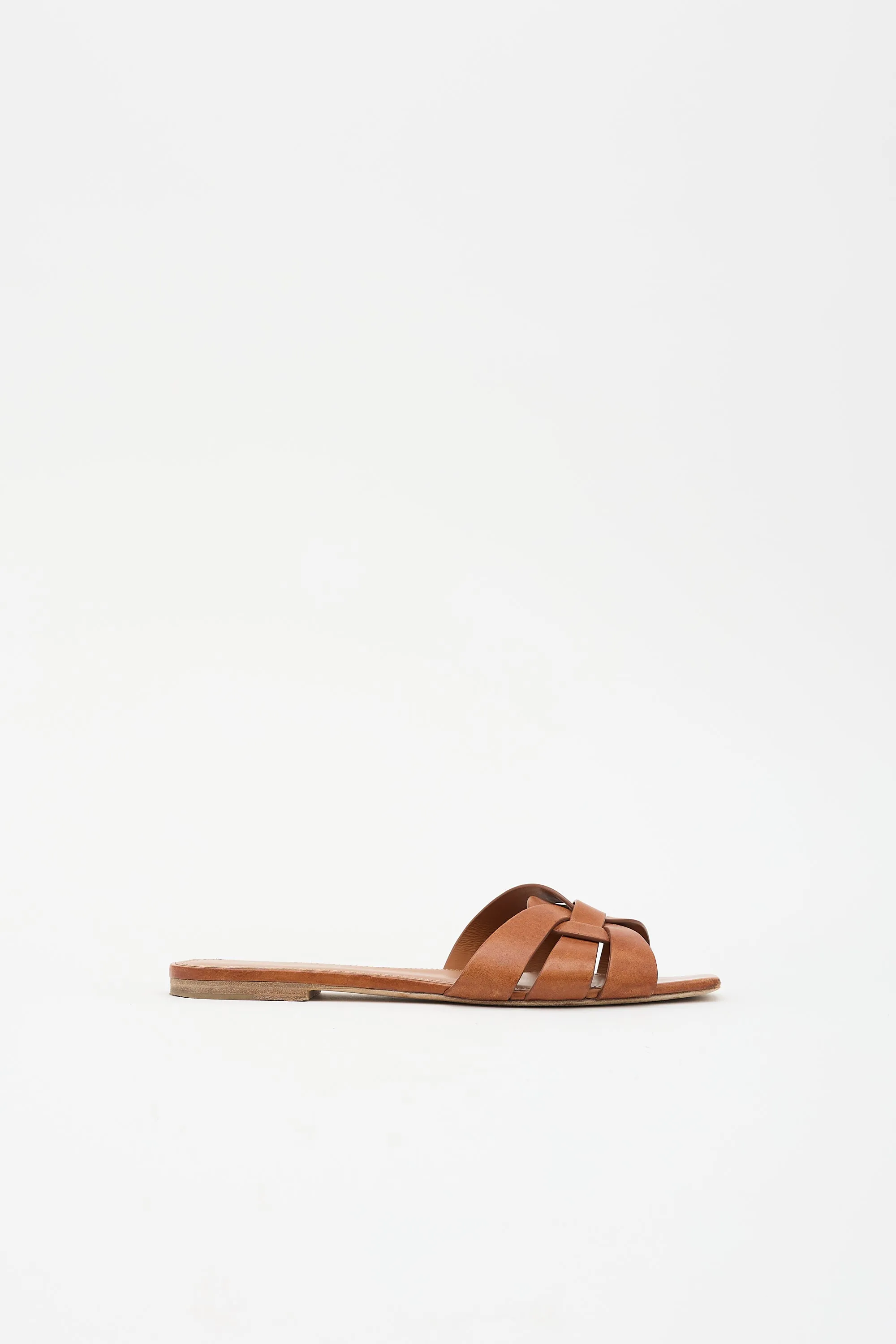 Leather Tribute Sandal sold by VSP Consignment