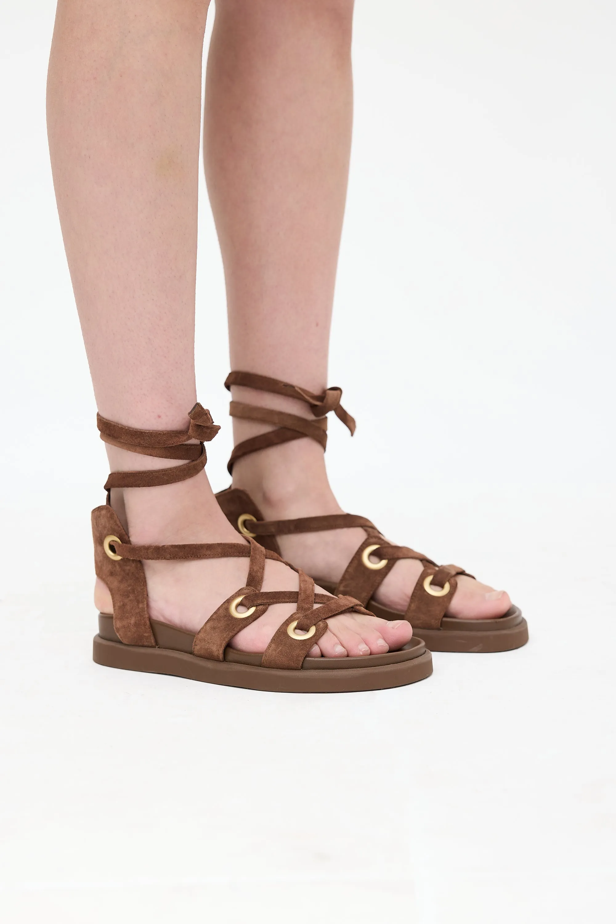 Suede Ibiza Sandal sold by VSP Consignment product image thumbnail 3