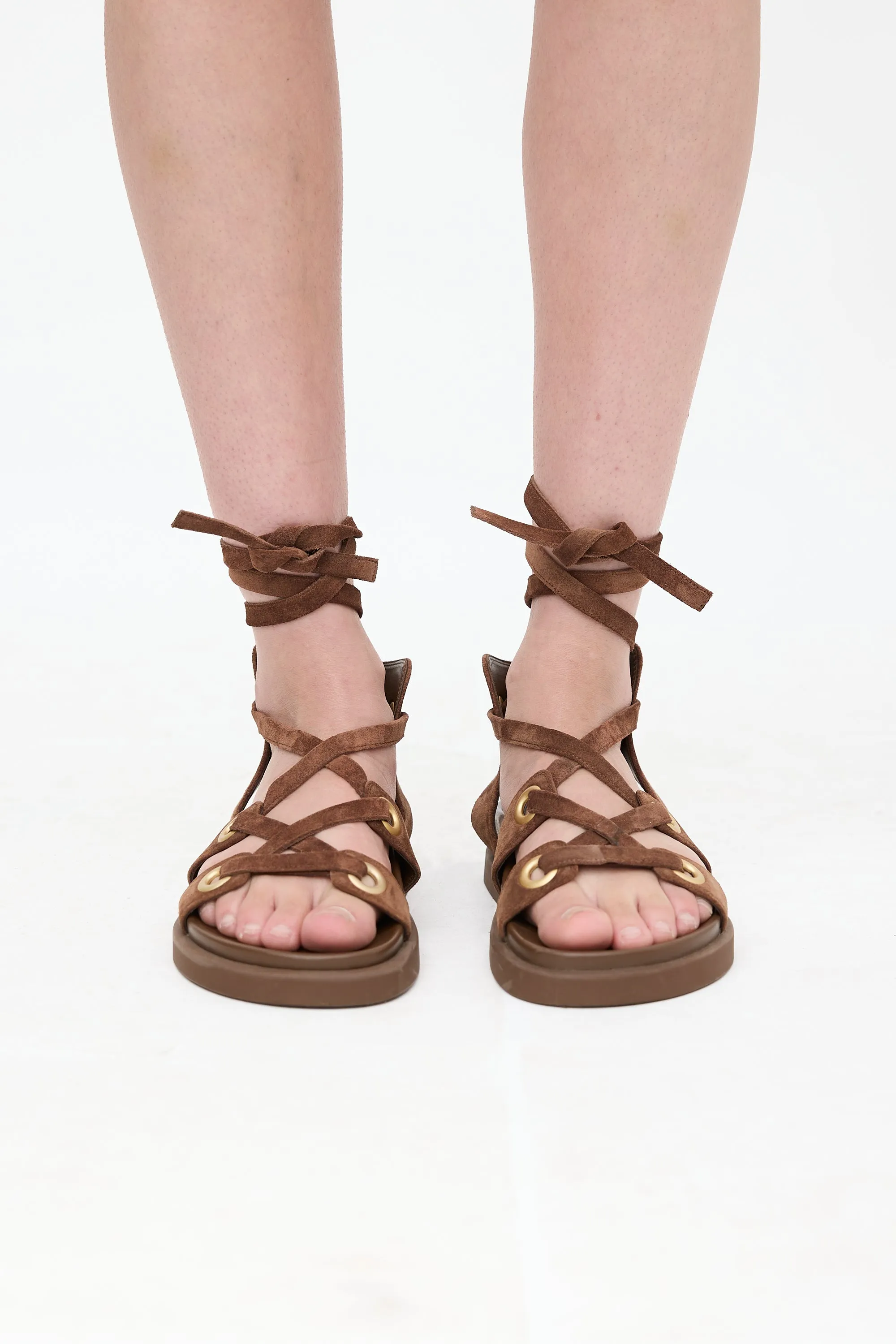 Suede Ibiza Sandal sold by VSP Consignment product image thumbnail 2