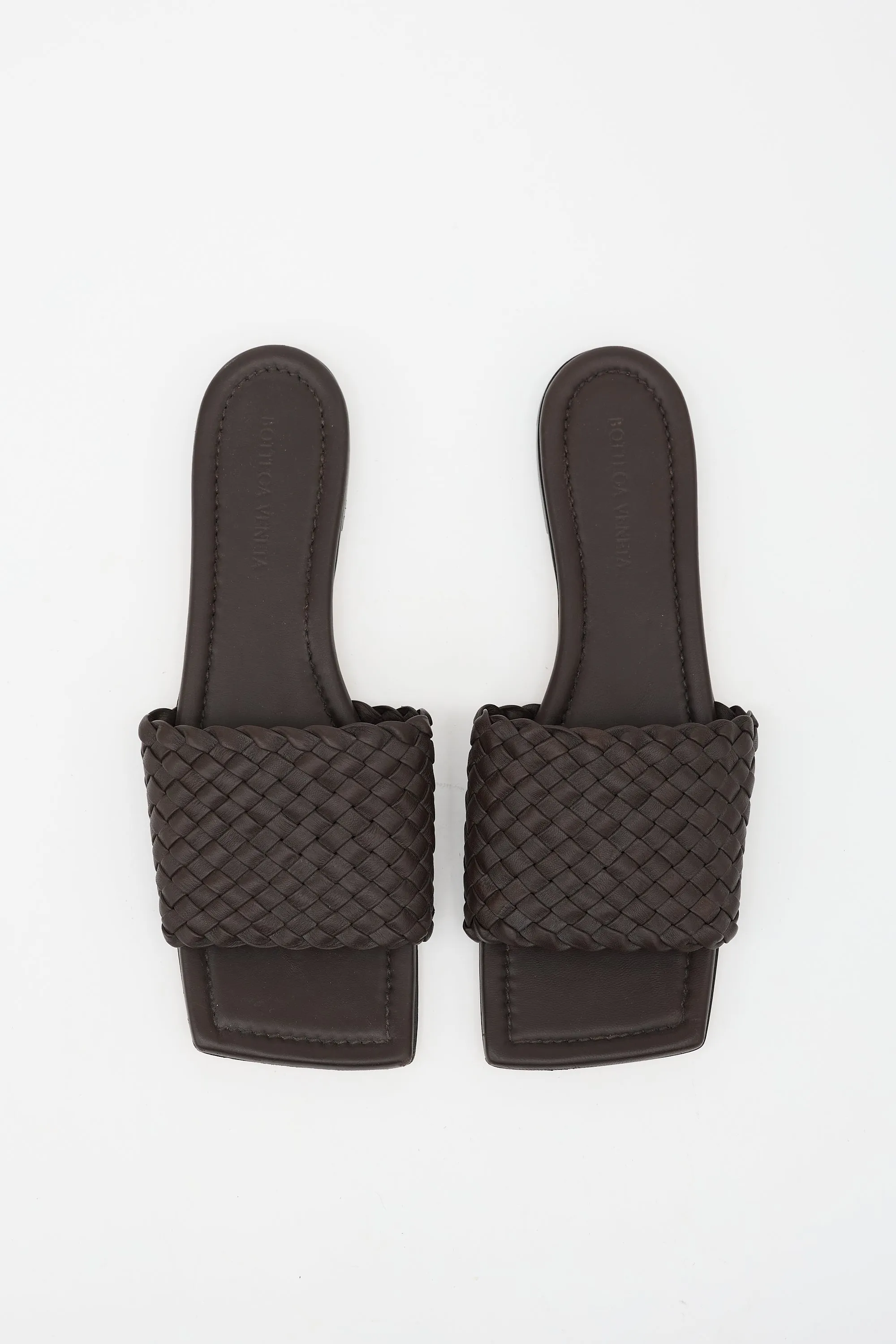 Leather Intrecciato Slide sold by VSP Consignment product image thumbnail 2