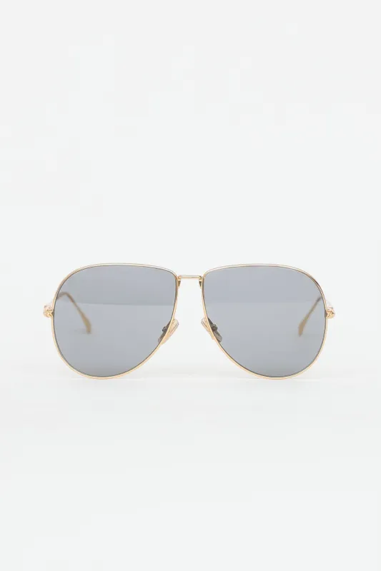 FF0437/S Aviator Sunglasses made by Fendi