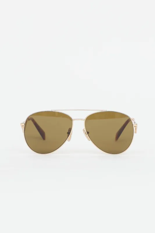 SPR73Z Aviator Sunglasses made by Prada