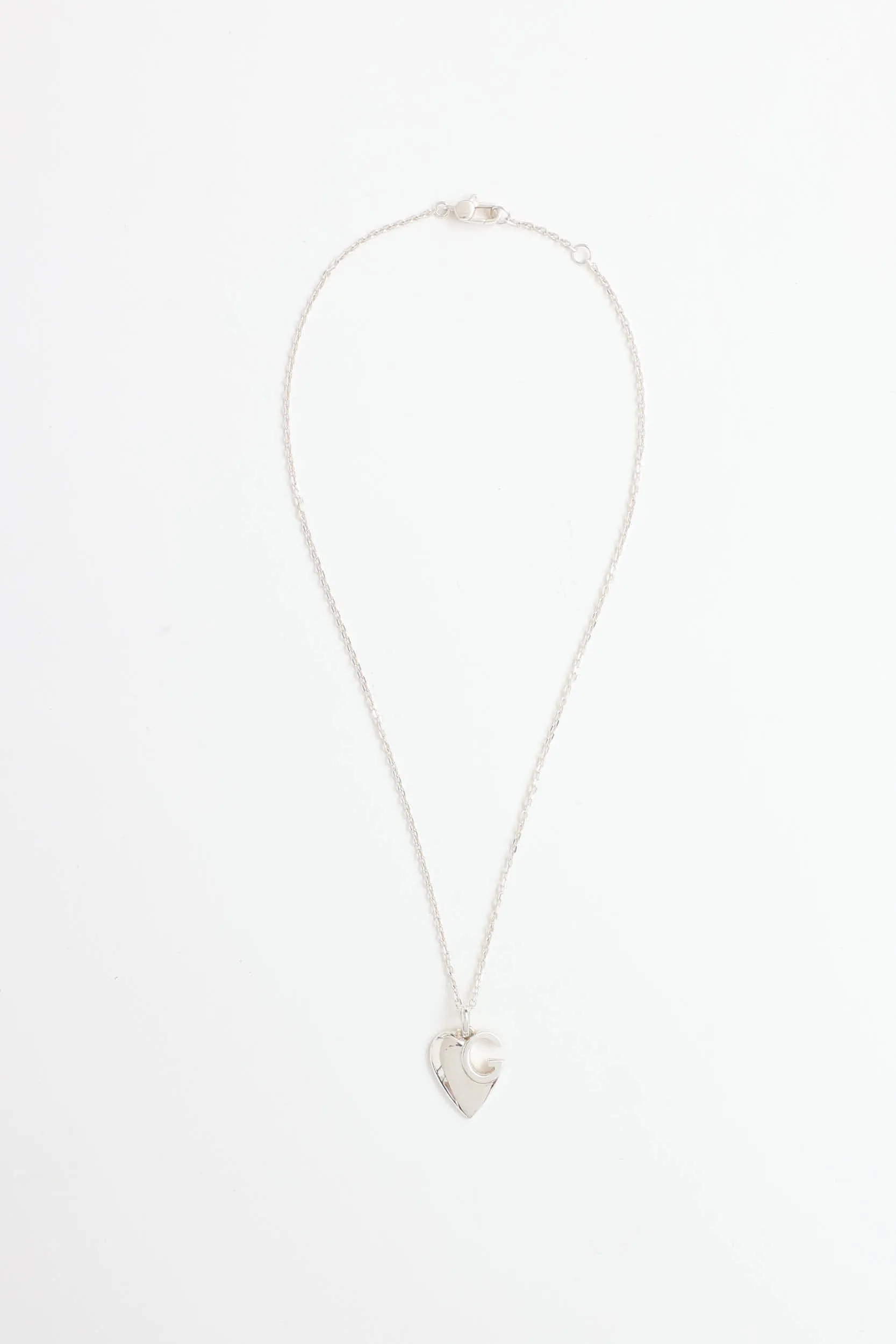 Sterling Silver Charlotte Heart Necklace sold by VSP Consignment