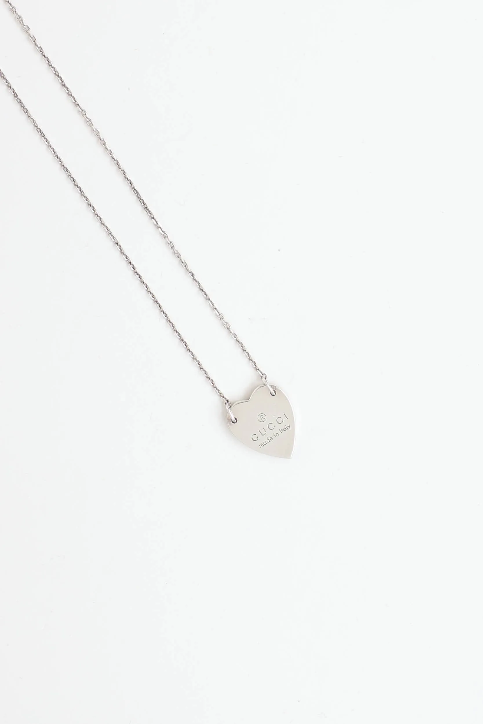 Sterling Silver Trademark Heart Necklace sold by VSP Consignment product image thumbnail 2