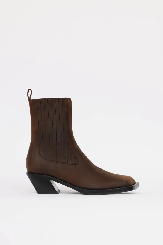 Chiara Suede Boot made by Amina Muaddi