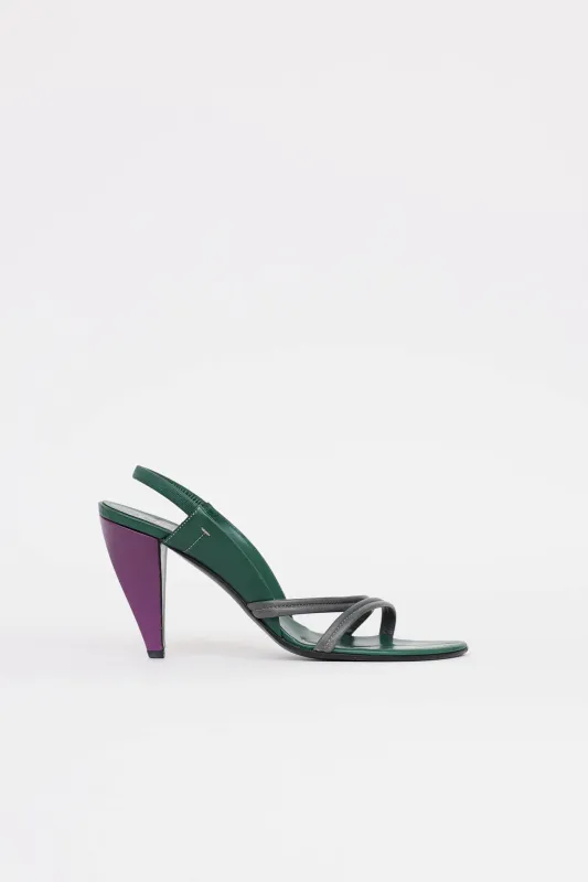 2000's Strappy Heeled Sandal made by Prada
