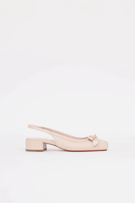 Mamaflirt Bow Slingback Pump made by Christian Louboutin