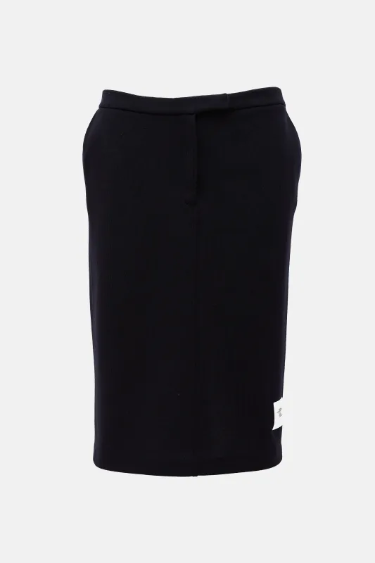 Knit RWB Midi Skirt made by Thom Browne