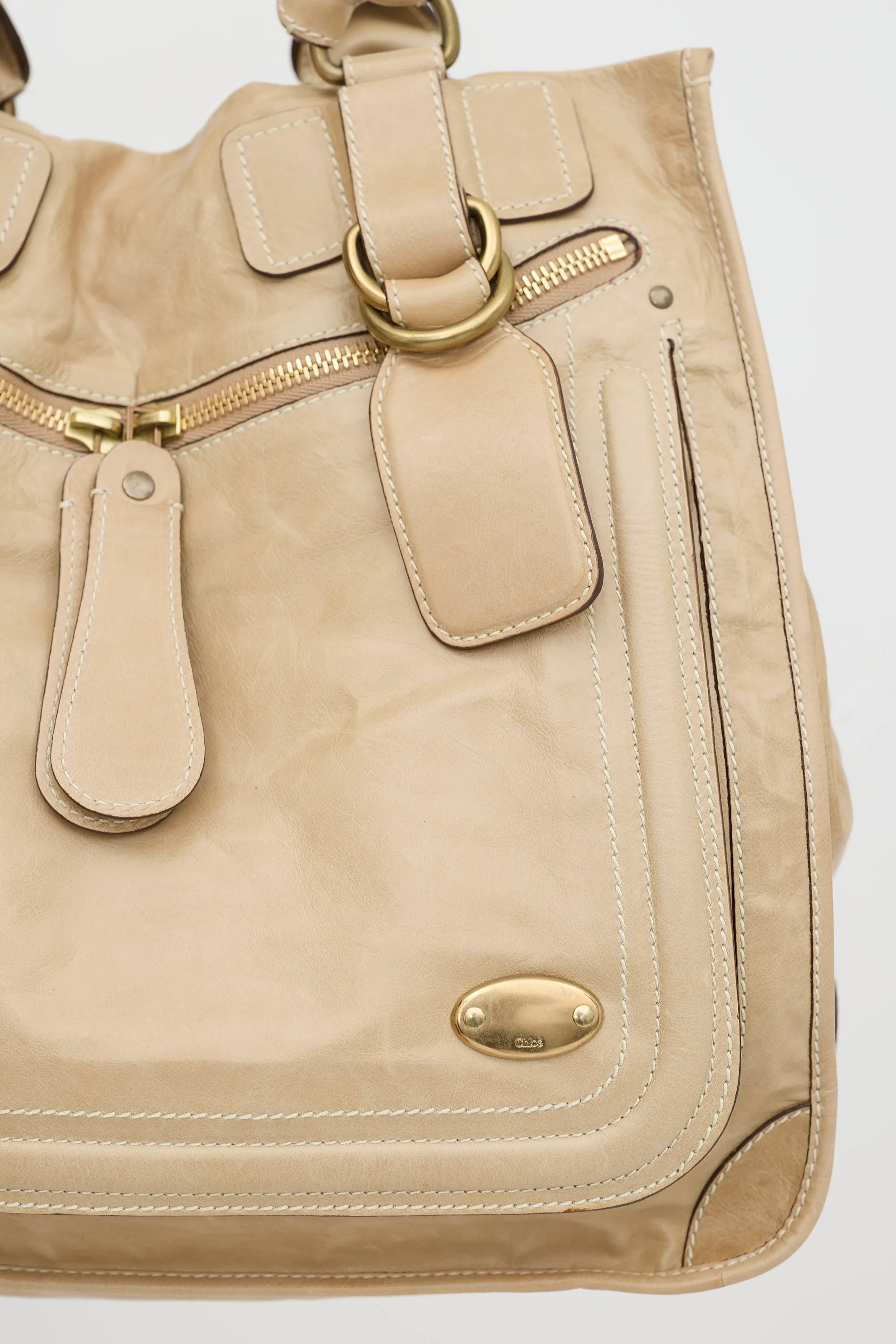 Leather Bay Bag sold by VSP Consignment product image thumbnail 3