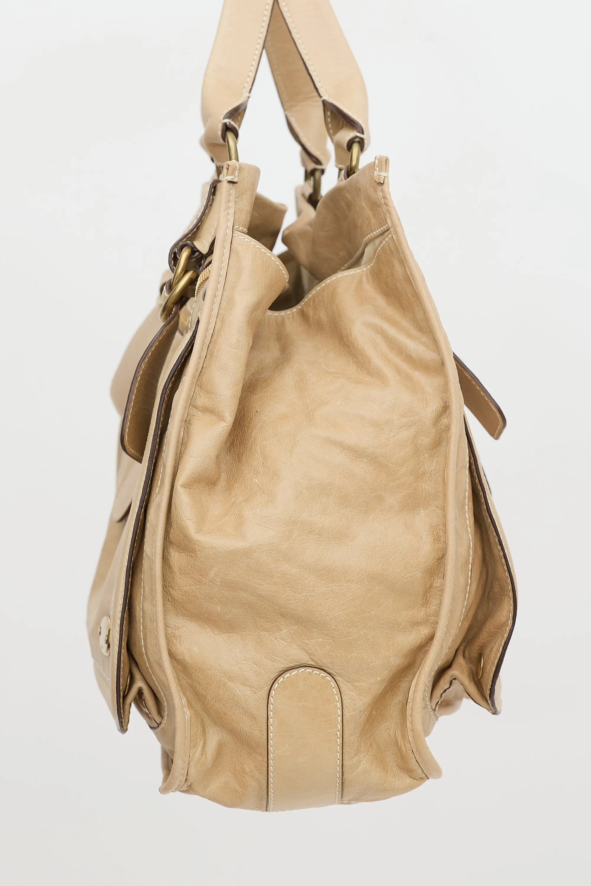 Leather Bay Bag sold by VSP Consignment product image thumbnail 5