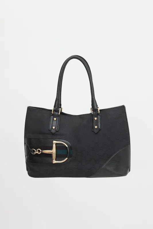 Vintage GG Monogram Hasler Tote Bag made by Gucci