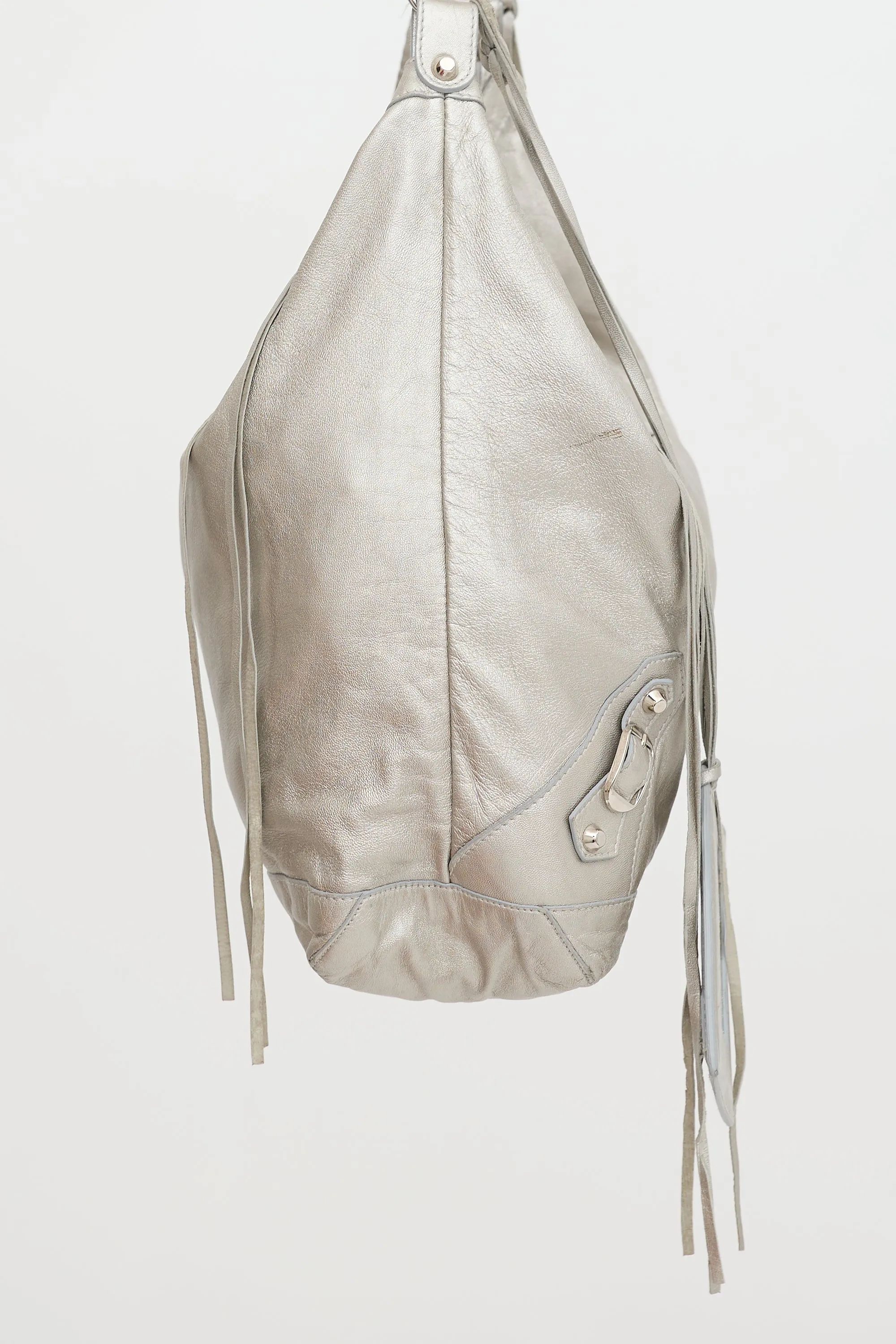 Metallic Leather Day Bag sold by VSP Consignment product image thumbnail 5