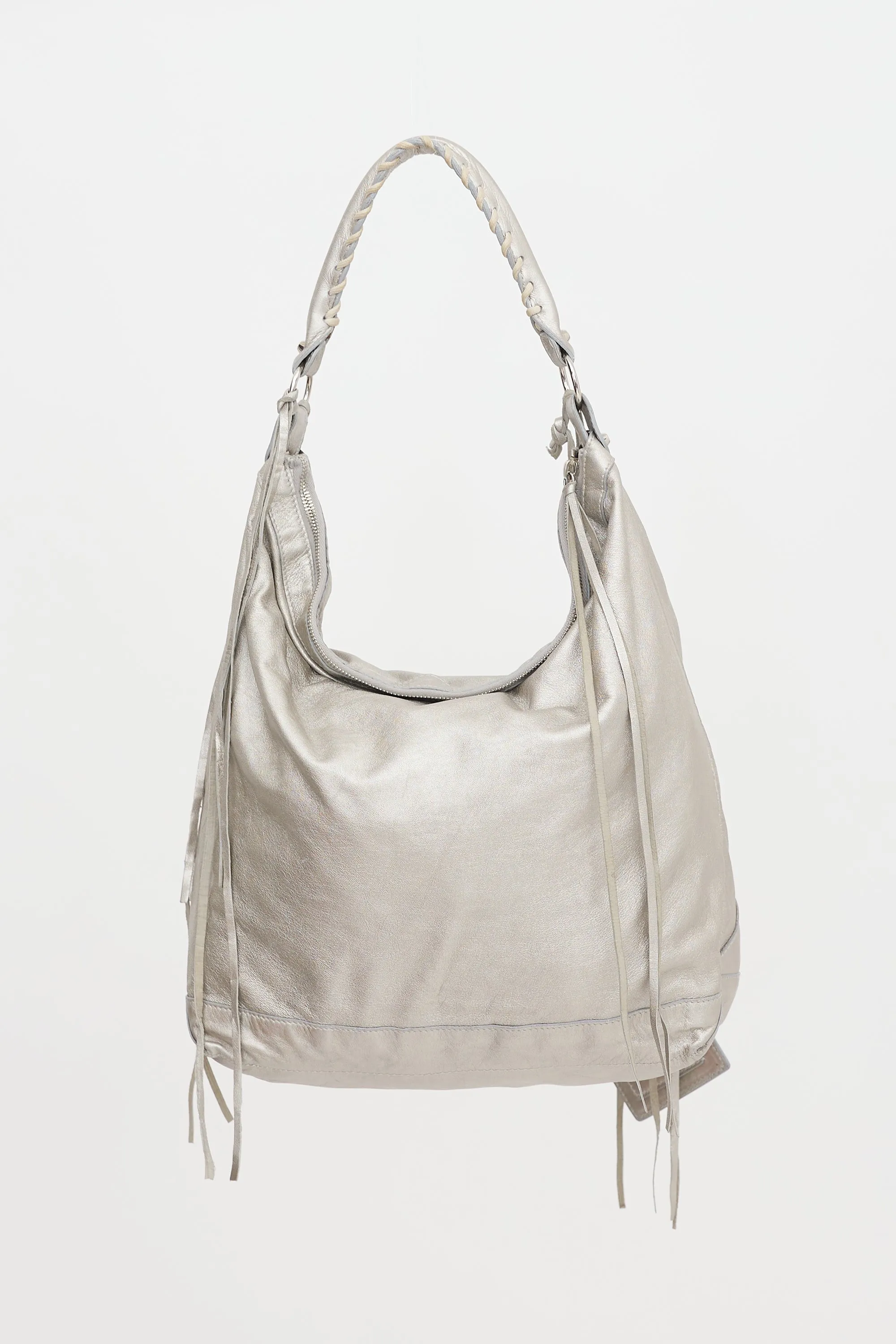 Metallic Leather Day Bag sold by VSP Consignment product image thumbnail 2