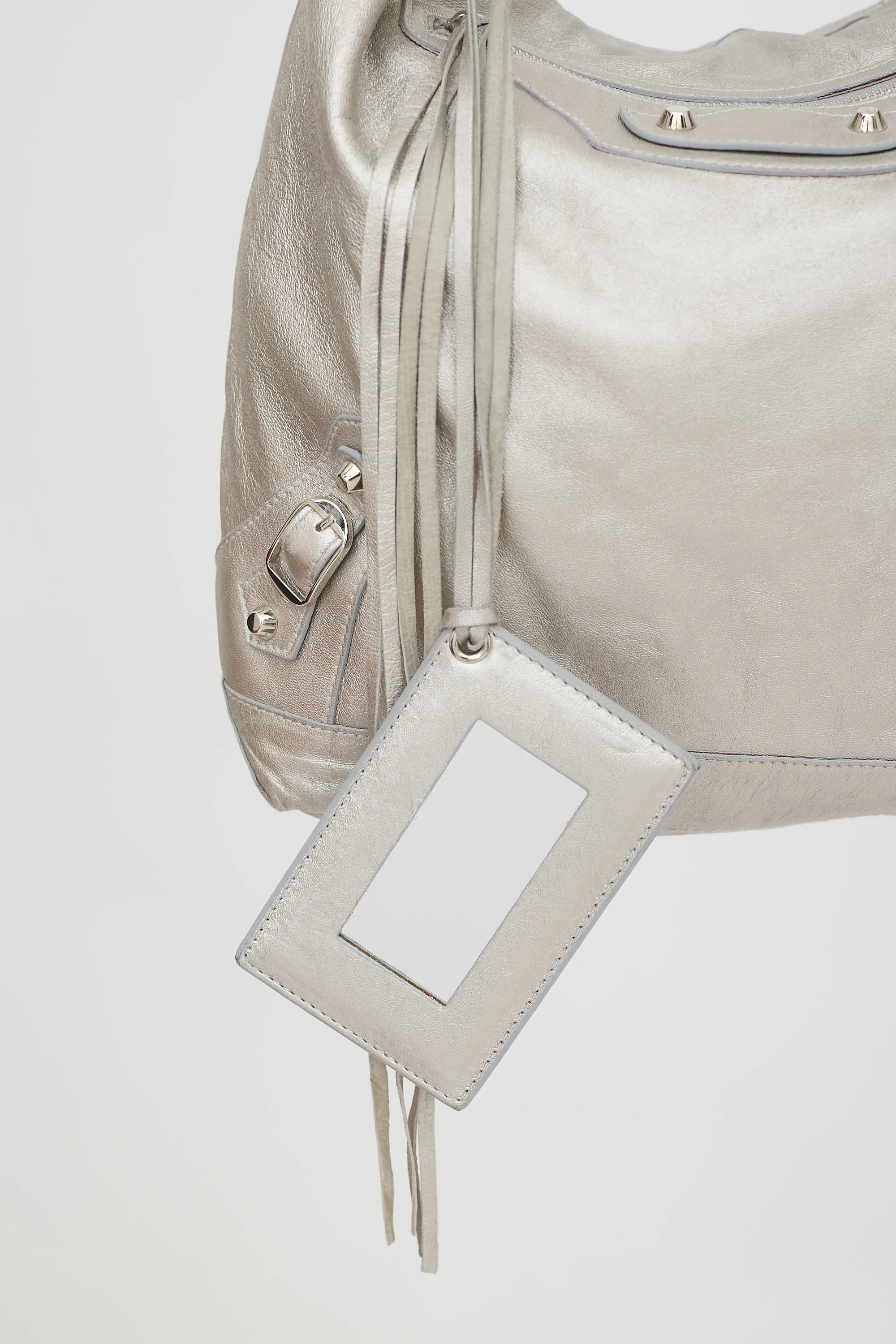 Metallic Leather Day Bag sold by VSP Consignment product image thumbnail 3