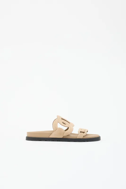 Suede Extra Sandal made by Hermes
