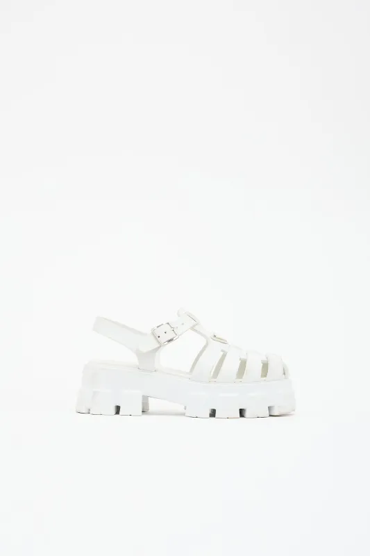 Rubber Monolith Fisherman Sandal made by Prada
