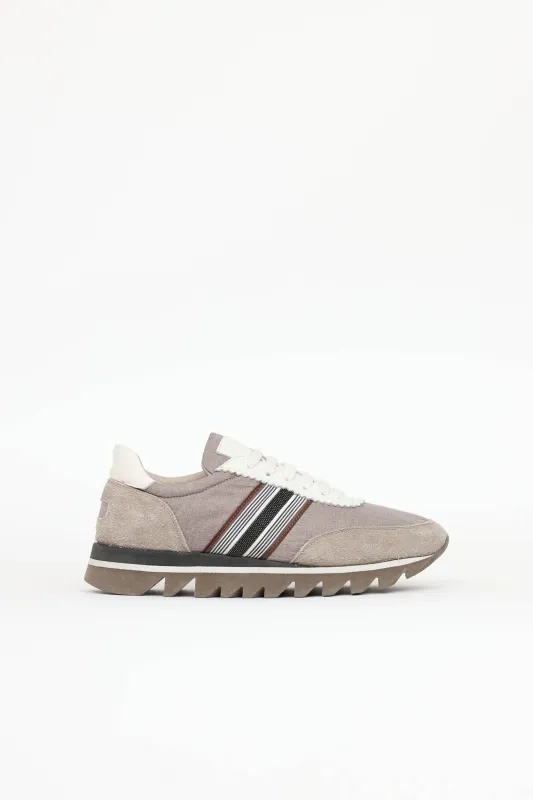 Monili Lace Up Sneaker made by Brunello Cucinelli