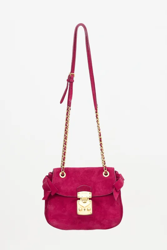 Suede Shoulder Bag made by Miu Miu