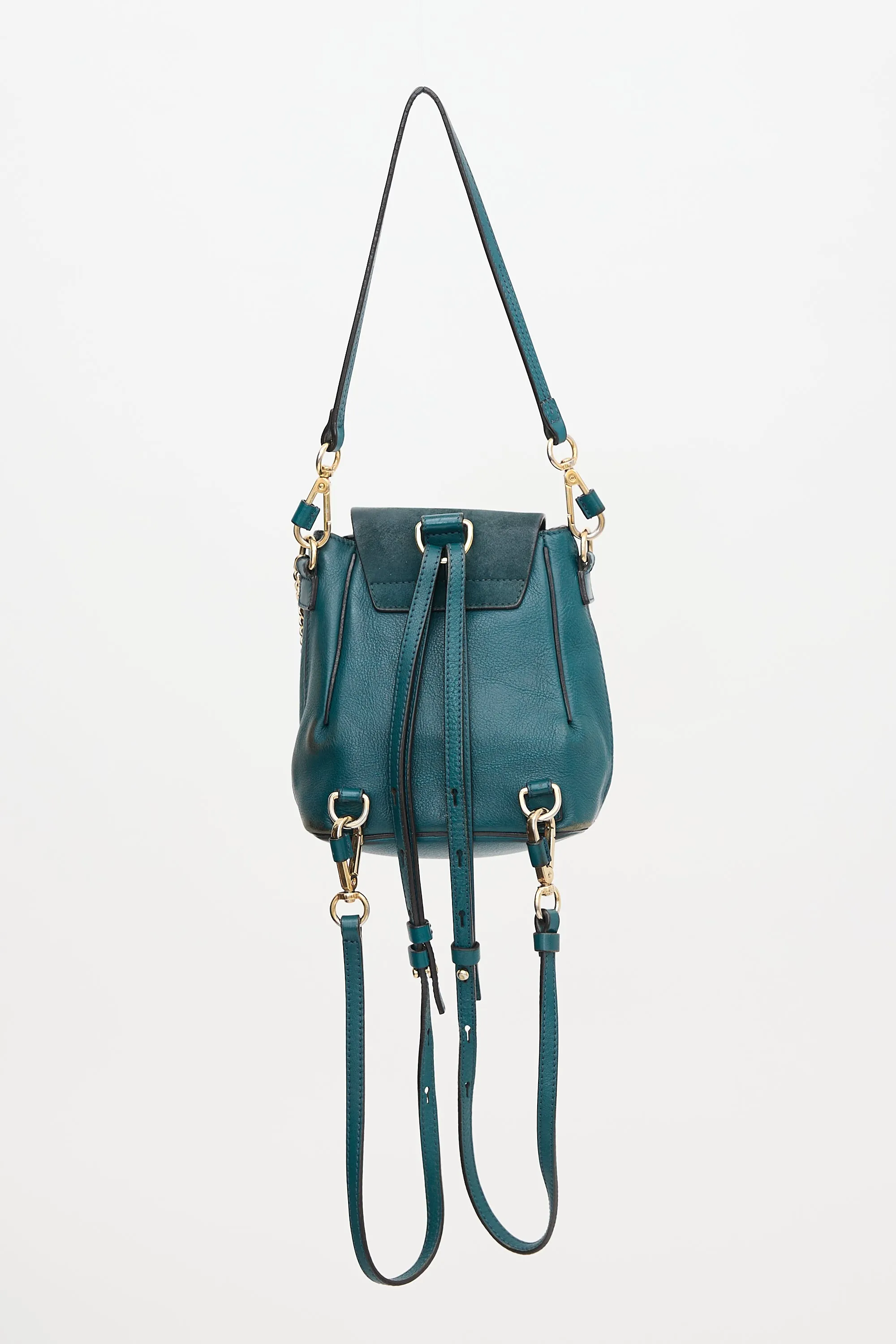 Leather & Suede Mini Faye Backpack sold by VSP Consignment product image thumbnail 2